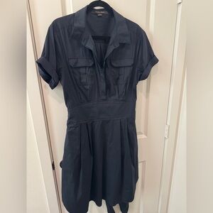 Cynthia Steffe Navy Shirt Dress